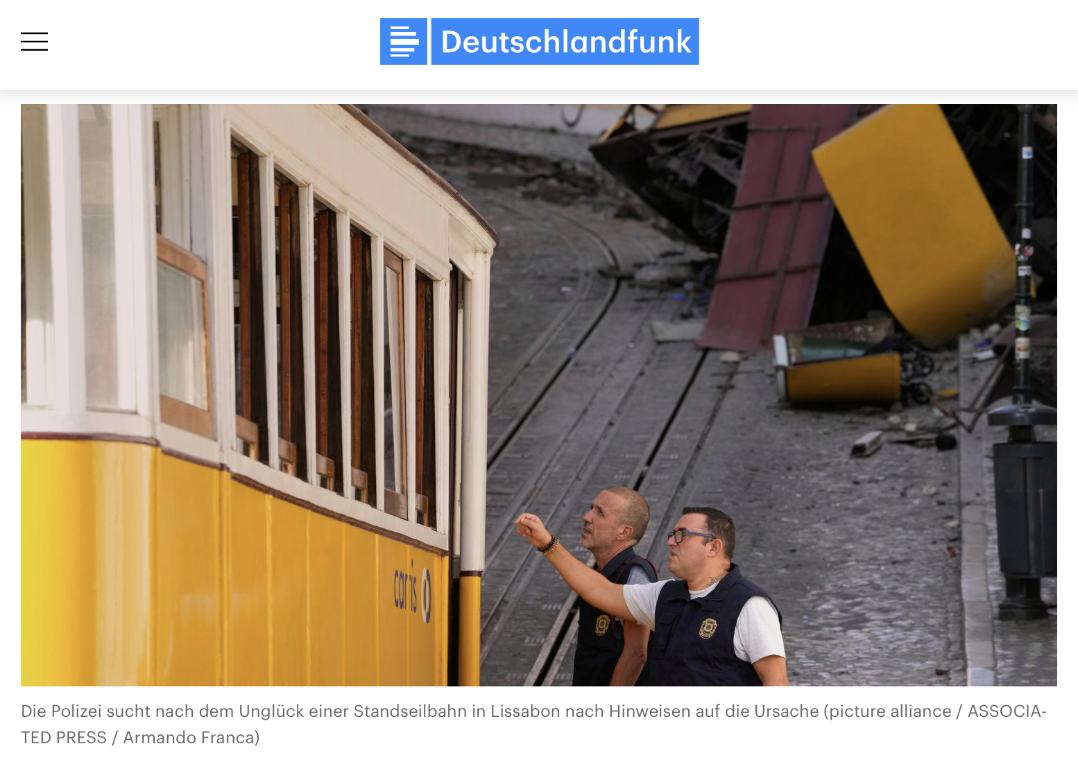 Seilbahnunglück in Lissabon - Auch Deutsche betroffen